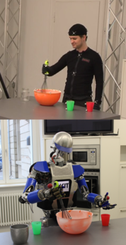 Human Demonstration and Robot Reproduction